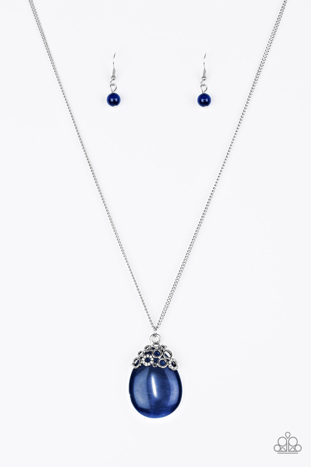 Nightcap and Gown - Blue - Dazzling Diamonds