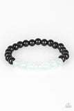 Cool and Content - White Bracelet - Dazzling Diamonds 
