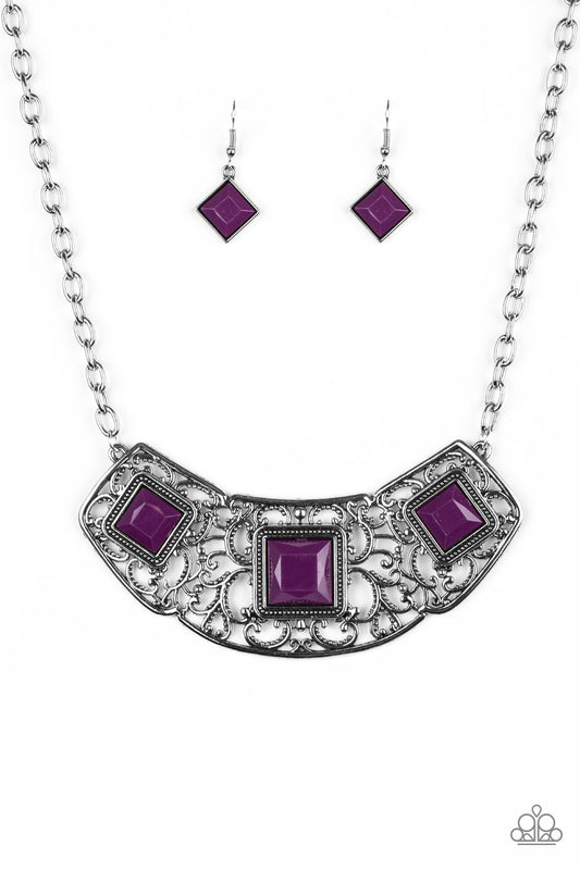 Feeling Inde-PENDANT - Purple - Dazzling Diamonds 