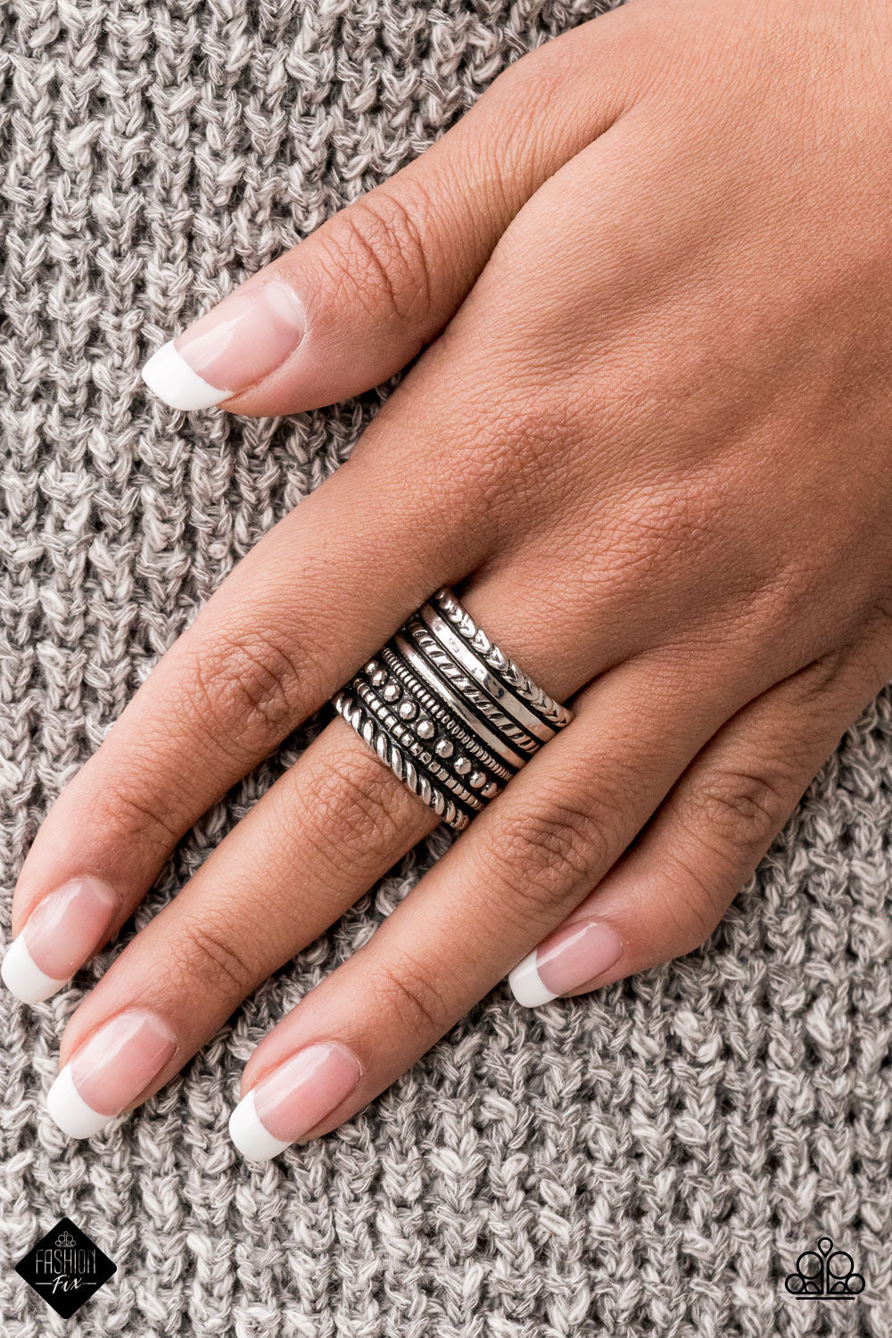 Stacked Odds - Silver - Dazzling Diamonds 