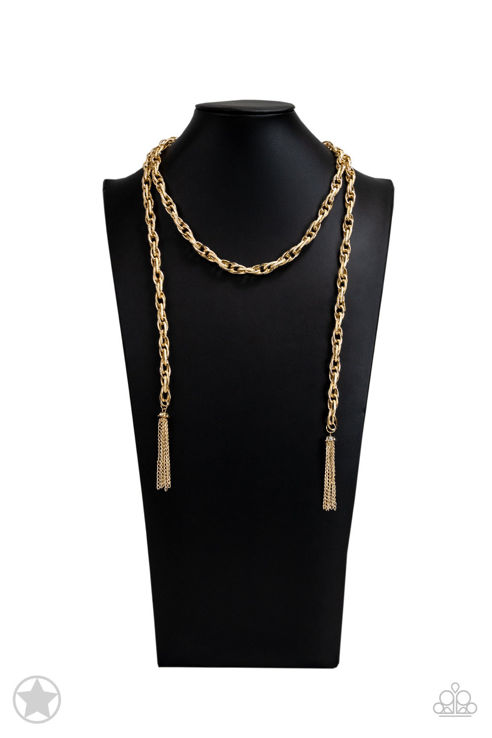 SCARFed for Attention - Gold - Dazzling Diamonds 