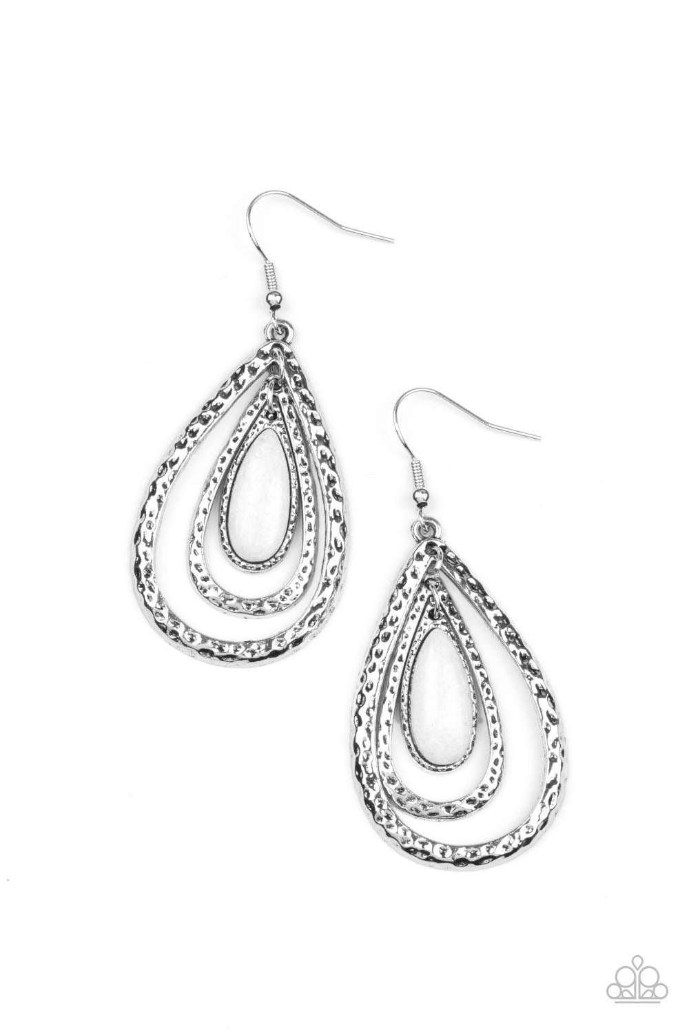 Teardrop Torrent - White - Dazzling Diamonds 