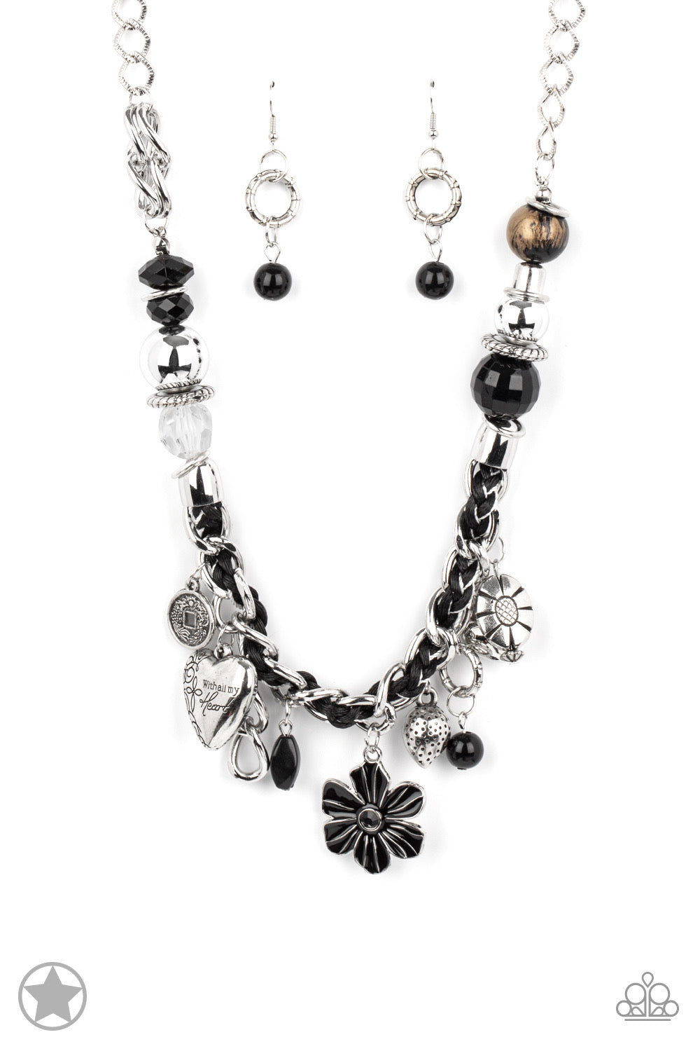 Charmed, I Am Sure - Black - Dazzling Diamonds 