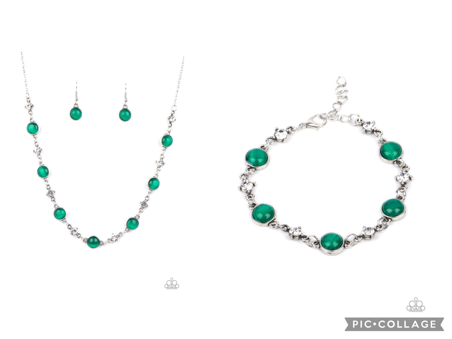 Green Illusion Set - Dazzling Diamonds 