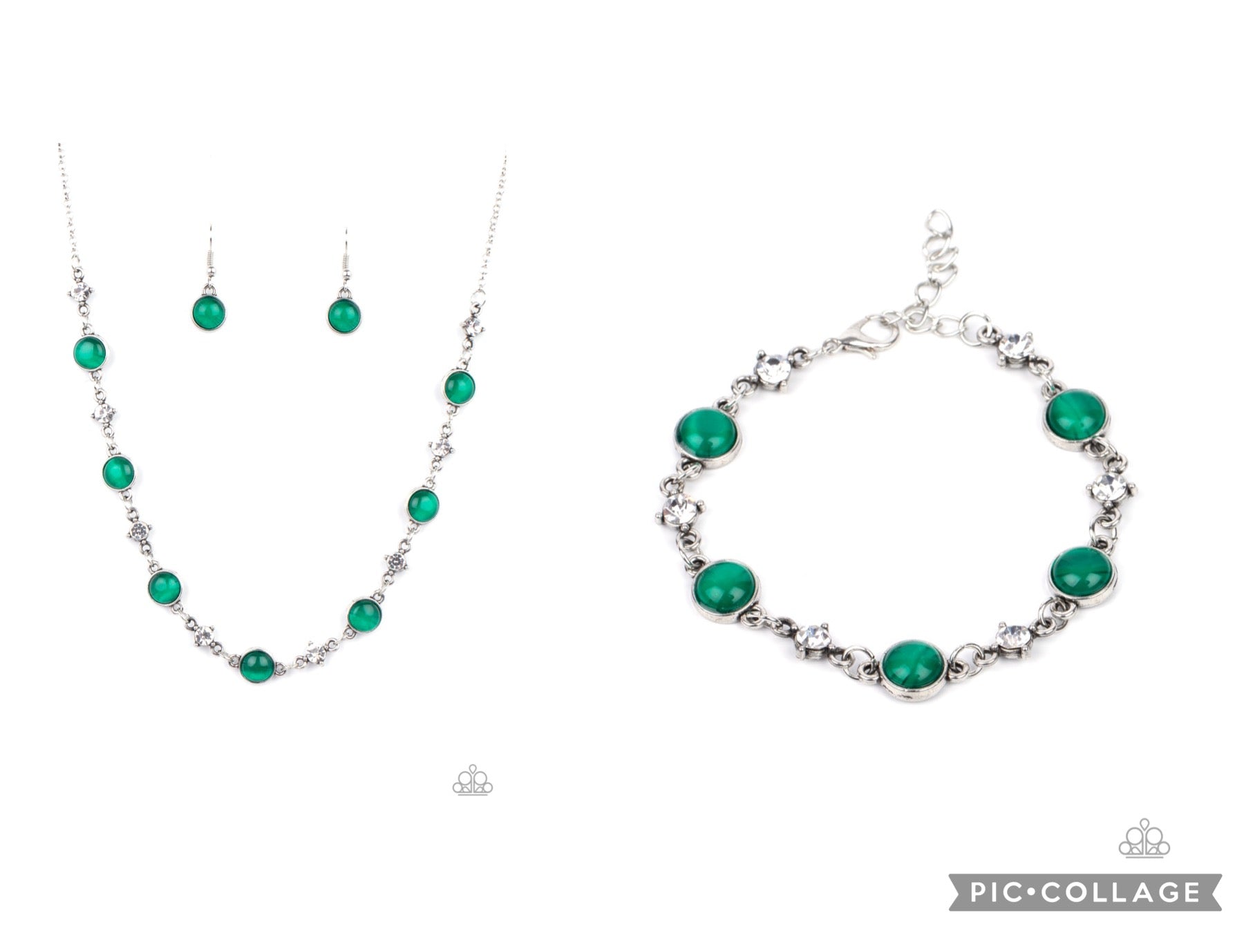 Green Illusion Set - Dazzling Diamonds 