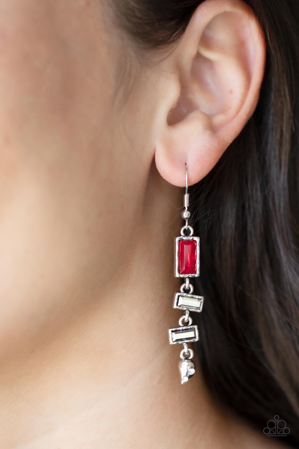 Modern Day Artifact - Red - Dazzling Diamonds 