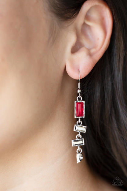 Modern Day Artifact - Red - Dazzling Diamonds 