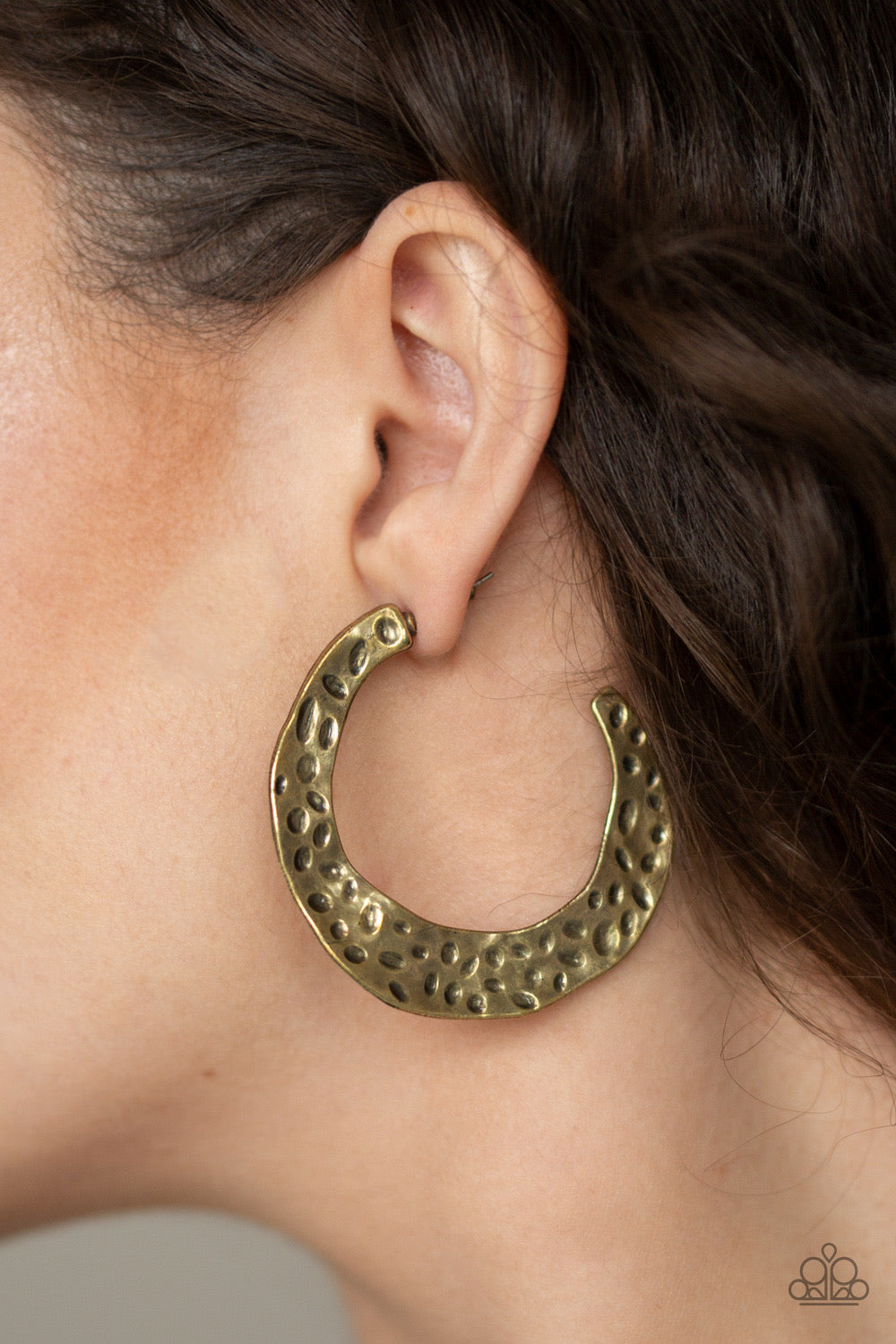 The HOOP Up-Brass - Dazzling Diamonds 